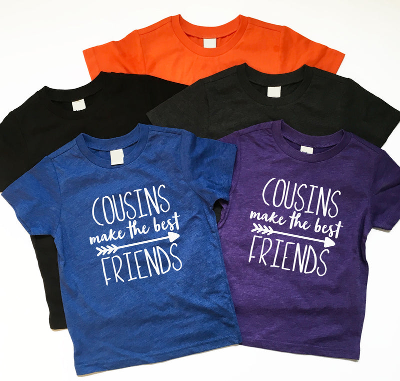 Cousins Make The Best Friends T-shirt - Fall Colors