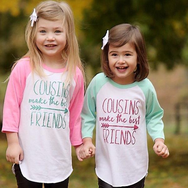 Cousins Make The Best Friends T-shirt - Fall Colors