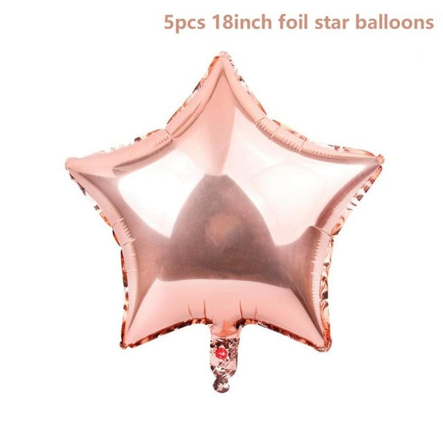 Rose Gold Birthday Party Decorations - So many options to choose from (Balloons, tassels, plates, etc)