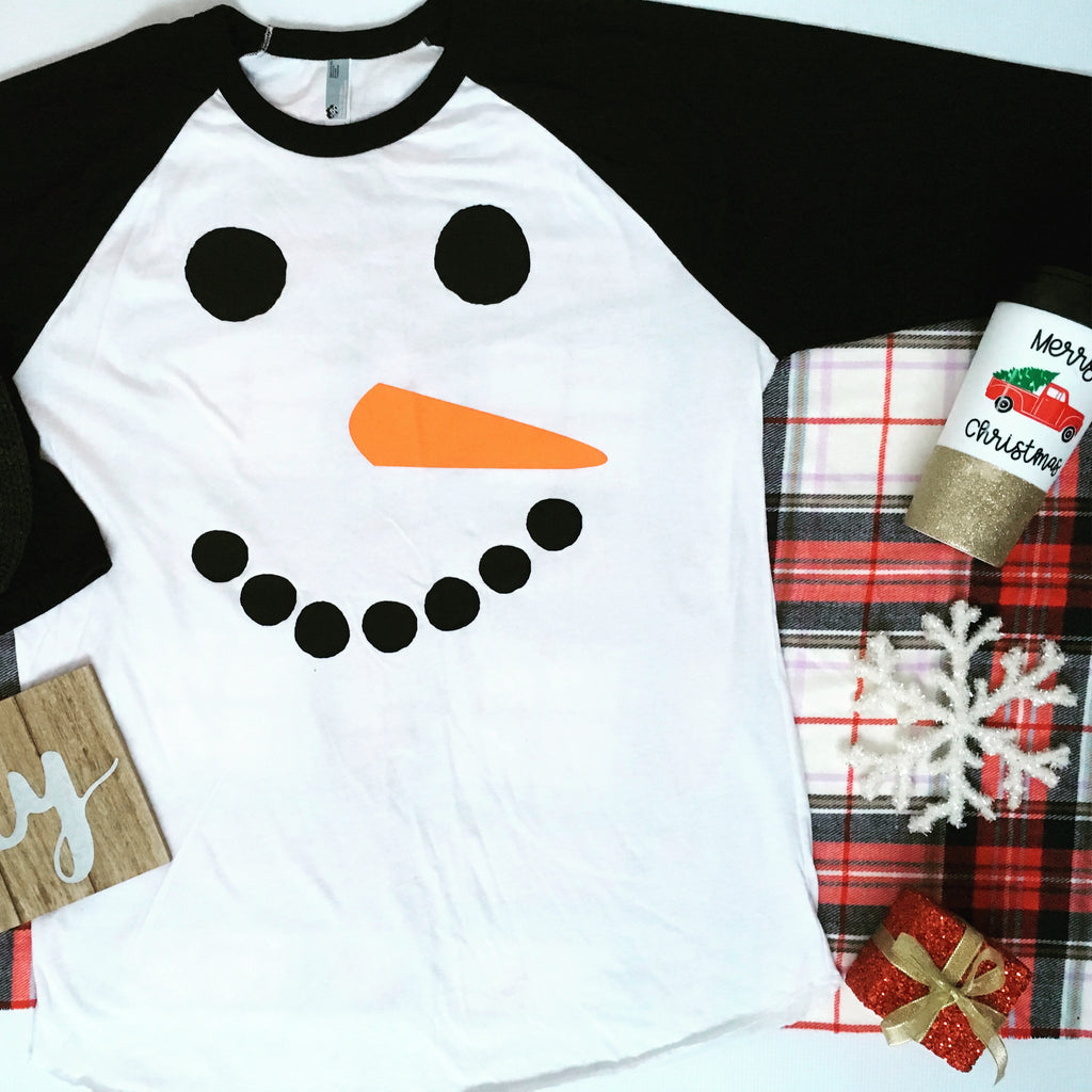 Adult Snowman Shirt, Kids Christmas Shirt, Matching Family Shirts, Snowman Shirt