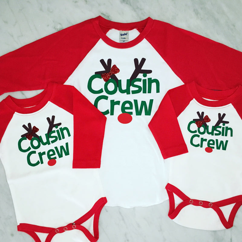 Cousin Crew Christmas Shirt, Kids Christmas Shirt