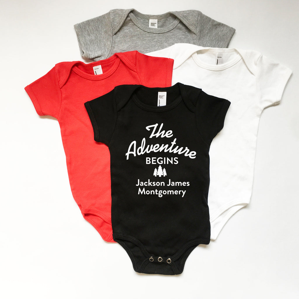 Baby Announcement Bodysuit, Baby Name Announcement, Baby Introduction Onesie, New Baby Gift