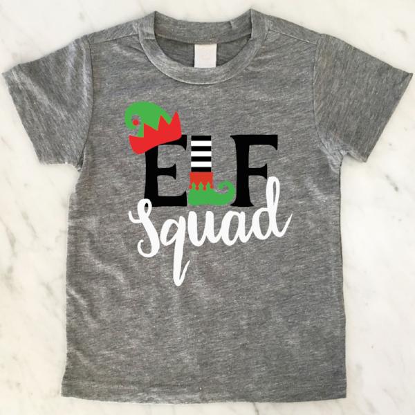 Elf Squad, Kids Christmas Shirt, Matching Family Christmas Shirts, Family Elf Squad Shirt
