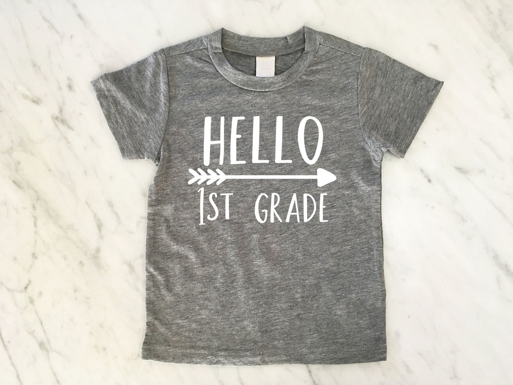 1st Grade Kids Tshirt - Can Be Any Grade - Toddler, Kids, Youth Sizes