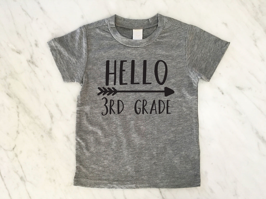 3rd Grade Kids Tshirt - Can Be Any Grade - Toddler, Kids, Youth Sizes