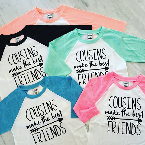 Cousins Make The Best Friends, Cousin Shirts, Big Cousin Shirt, Family Reunion Shirt - GLITTER