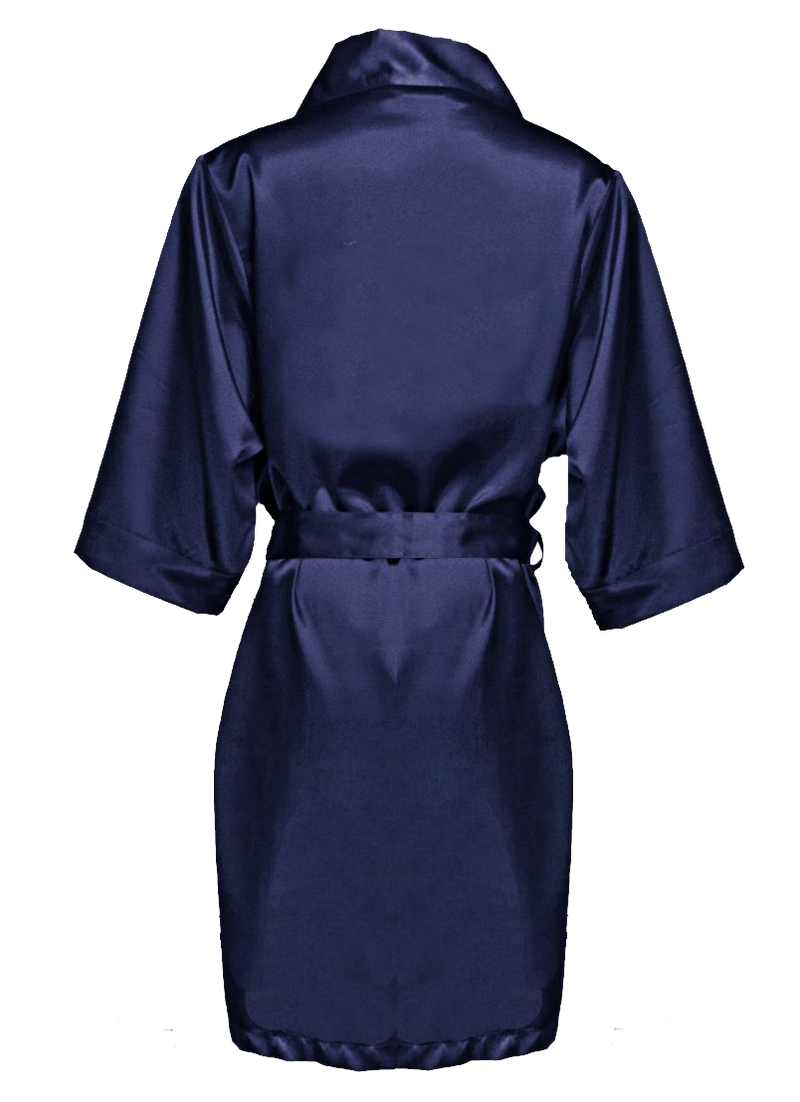 Mother of the Bride Robe, Turquoise Satin Robe